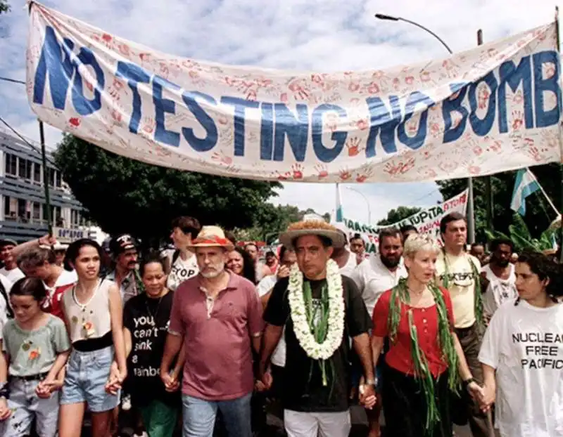 proteste test nucleari polinesia 1