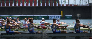 quattro senza canottaggio Matteo Castaldo, Marco Di Costanzo, Matteo Lodo e Giuseppe Vicino