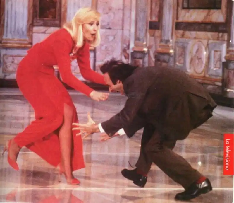 RAFFAELLA CARRA E ROBERTO BENIGNI 