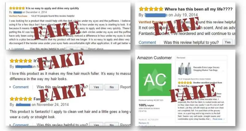 recensioni false amazon 8