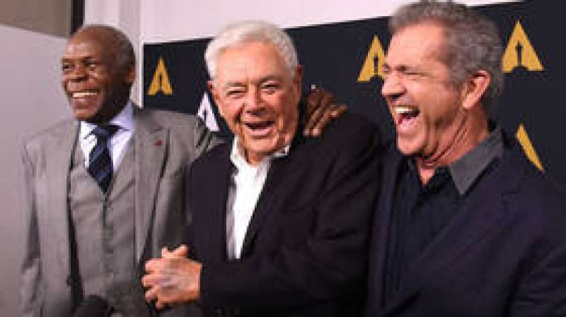 richard donner, danny glover e mel gibson