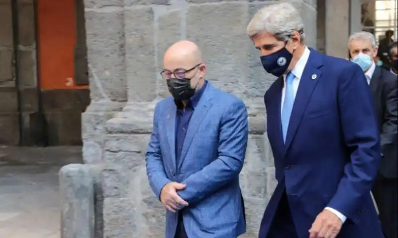 roberto cingolani john kerry    g20 ambiente napoli 