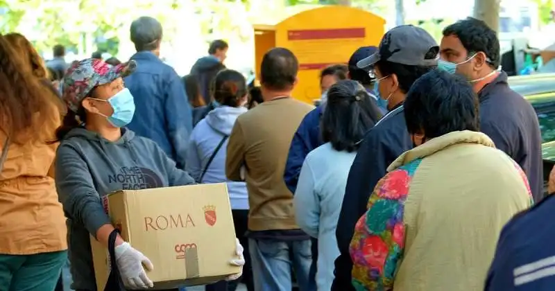 roma poveri da covid