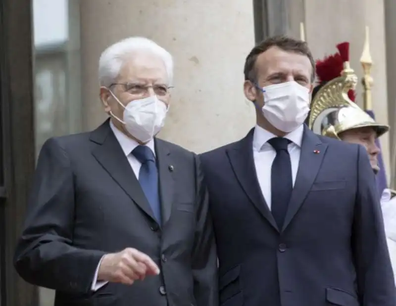 sergio mattarella emmanuel macron  