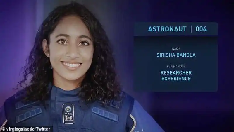 Sirisha Bandla, astronauta