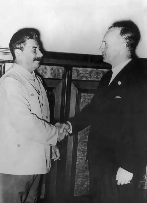 Stalin e Ribbentrop