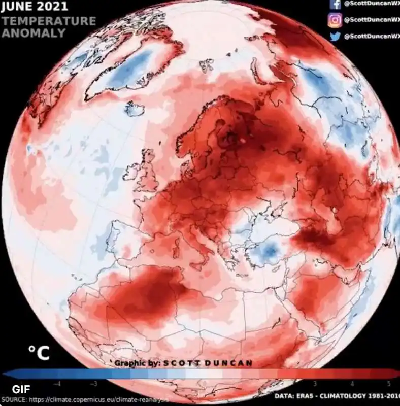 temperatura giugno 2021