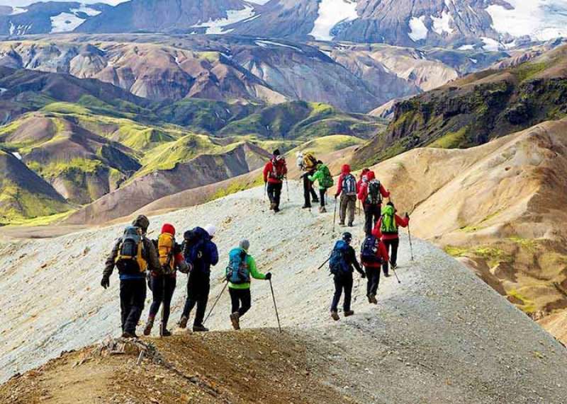 trekking su ghiacciaio