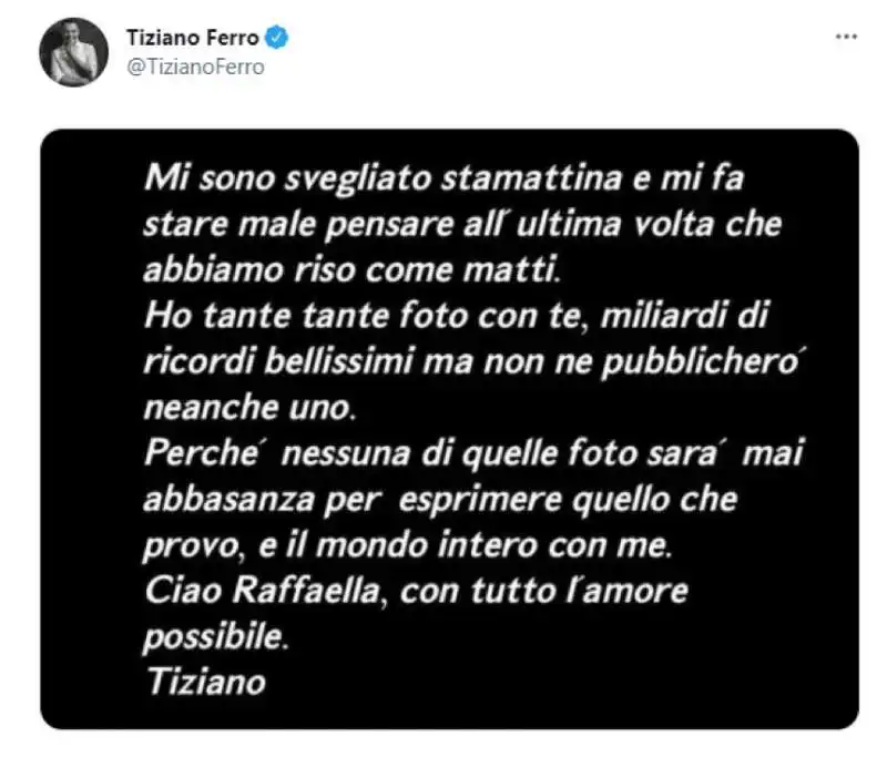 tweet e post su raffaella carra 3