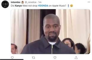 tweet su donda di kanye west 1