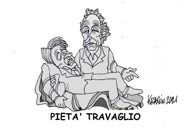 VIGNETTA KRANCIC - CONTE E TRAVAGLIO