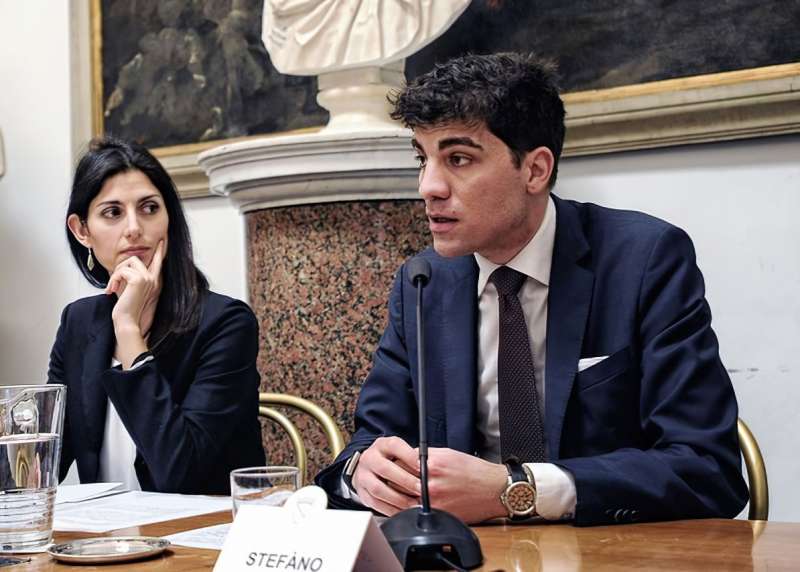 VIRGINIA RAGGI ENRICO STEFANO