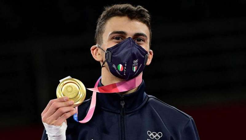 vito dell'aquila medaglia d'oro nel taekwondo tokyo 2020