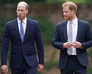 william e harry inaugurano la statua di lady diana 10