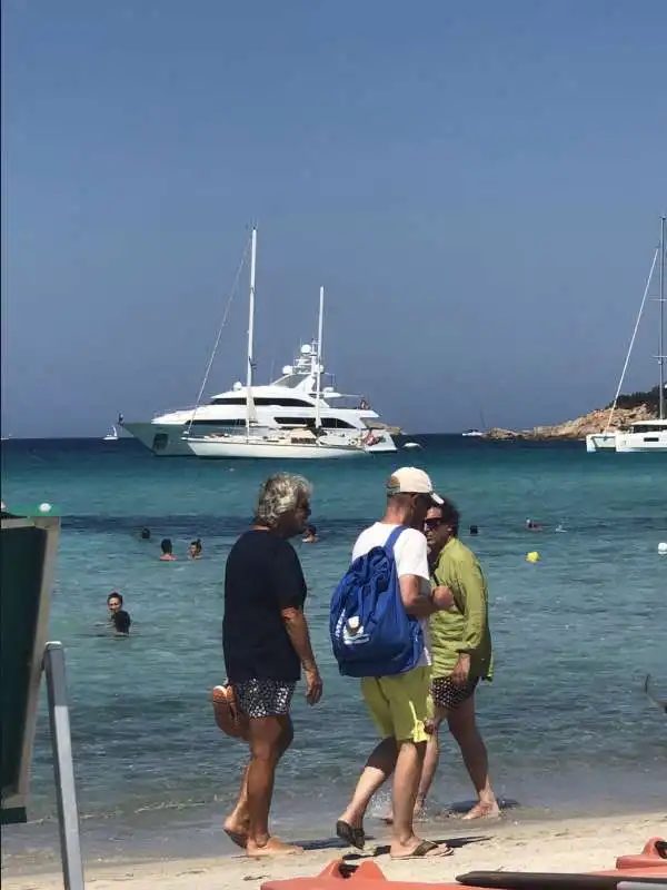 BEPPE GRILLO AL PEVERO DI PORTO CERVO  