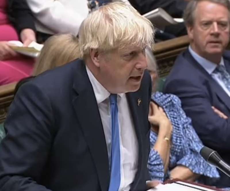 BORIS JOHNSON ULTIMO QUESTION TIME ALLA CAMERA DEI COMUNI