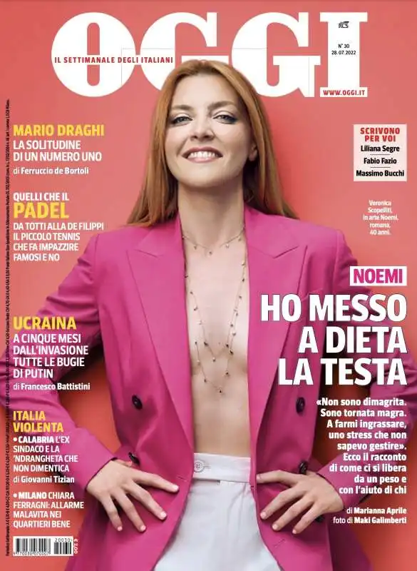 COPERTINA OGGI 21-28 LUGLIO 2022