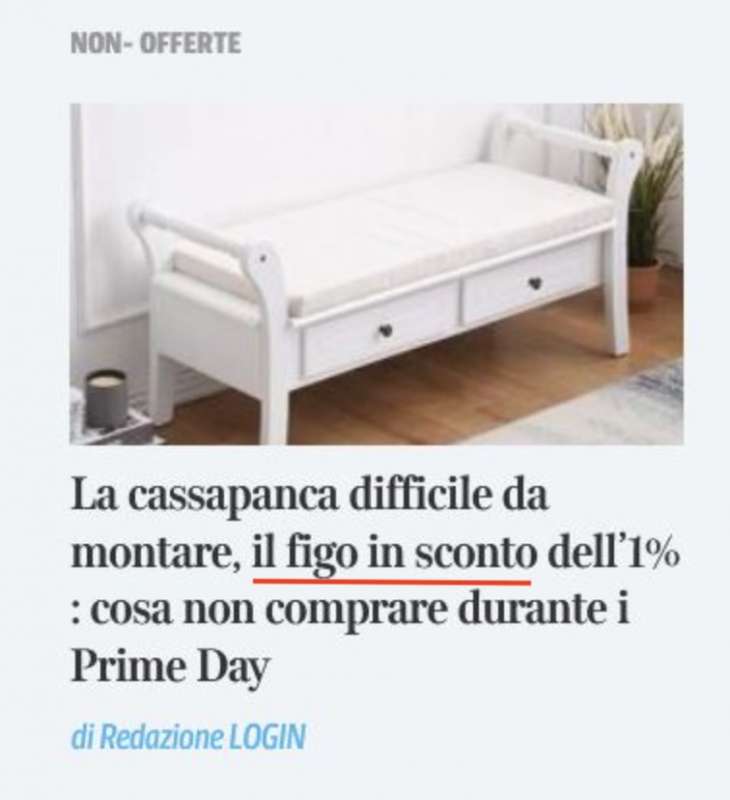 CORRIERE DELLA SERA - IL FIGO IN SCONTO