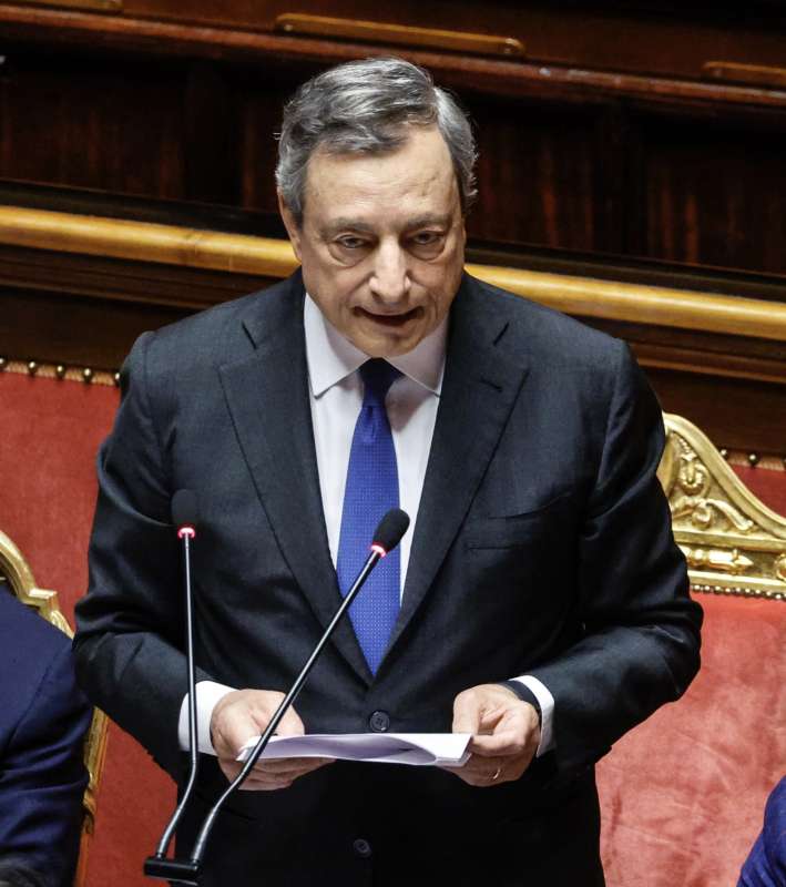 discorso di mario draghi in senato