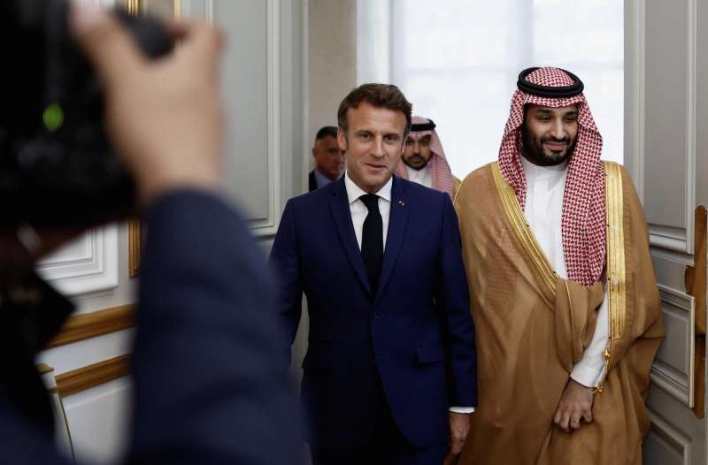 emmanuel macron mohammed bin salman