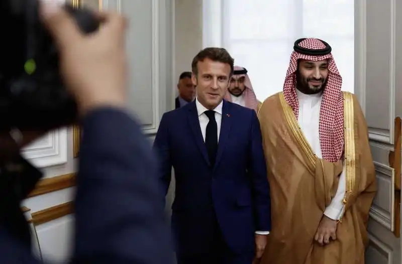 emmanuel macron mohammed bin salman  