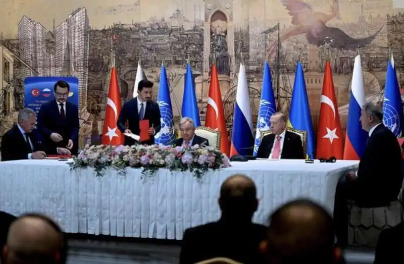 firma accordo sul grano istanbul 2