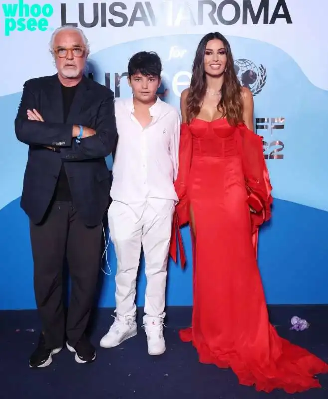 flavio briatore elisabetta gregoraci e il figlio nathan falco