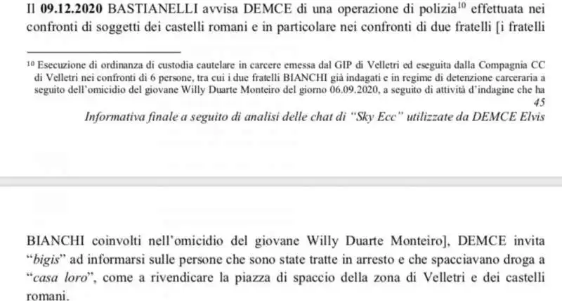 FRATELLI BIANCHI NEL MIRINO DEGLI ALBANESI - INTERCETTAZIONI DELL ANTIMAFIA