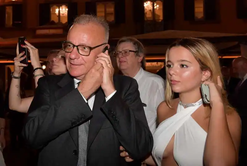 gianfranco rotondi con la figlia federica  foto di bacco