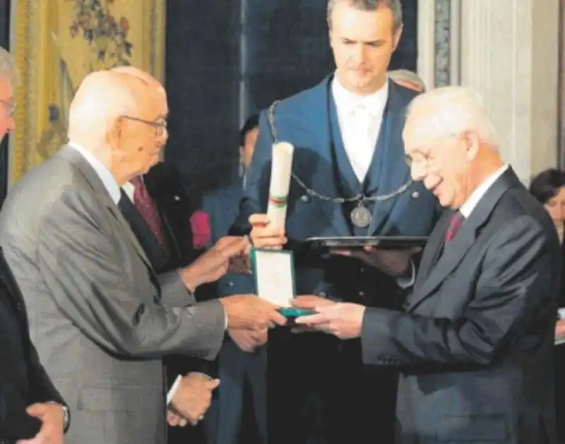 GIORGIO NAPOLITANO PROCLAMA ALDO BALOCCO CAVALIERE DEL LAVORO - 2010 