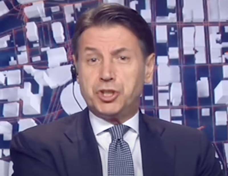 giuseppe conte a zona bianca 6