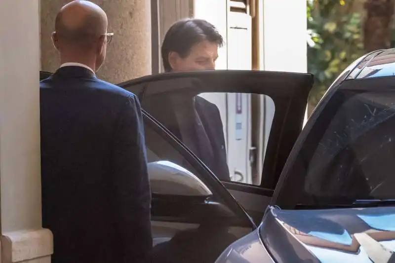 giuseppe conte dopo l'incontro con draghi