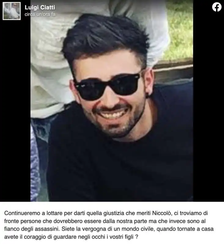 IL POST DI LUIGI CIATTI DOPO LA CONDANNA DI RASSOUL BISSOULTANOV