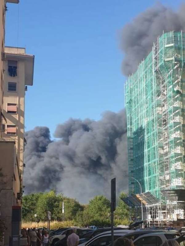 incendio casalino roma 7