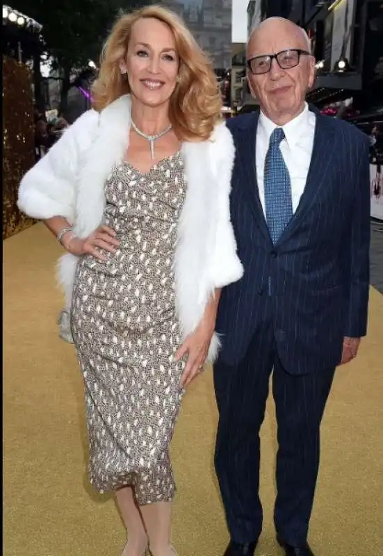 jerry hall  rupert muroch 