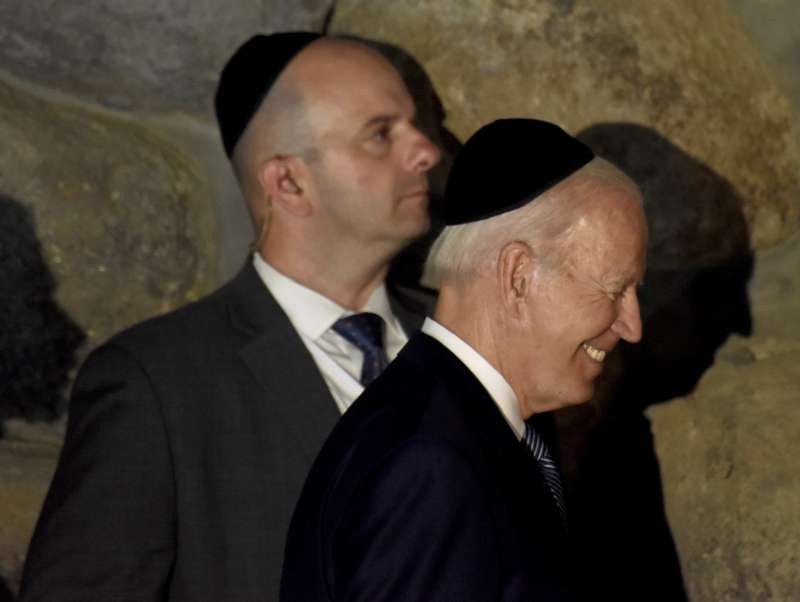 joe biden allo yad vashem