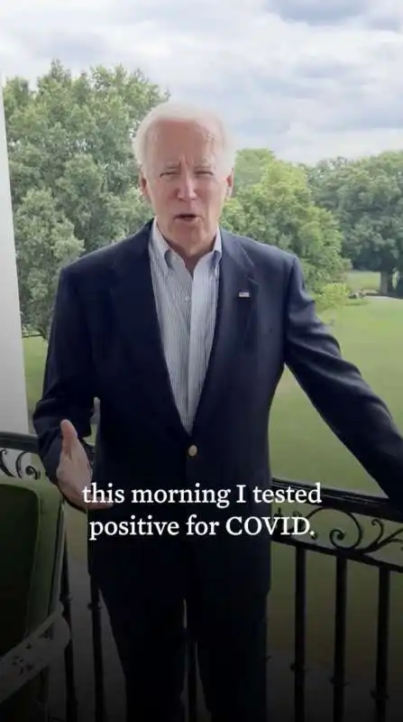 JOE BIDEN POSITIVO AL COVID 