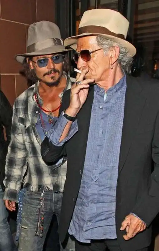 johnny depp keith richards