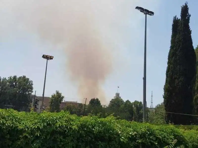 La nube vista dal centro di Roma