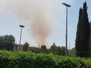 La nube vista dal centro di Roma