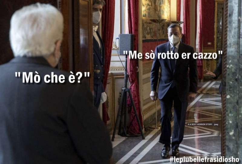 LE DIMISSIONI DI MARIO DRAGHI BY OSHO