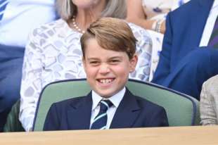 le smorfie del principe george alla finale di wimbledon