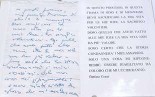 lettera inedita di bettino craxi