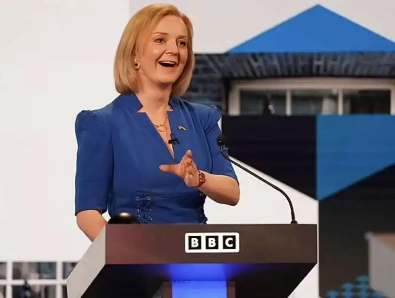 liz truss al dibattito sulla bbc