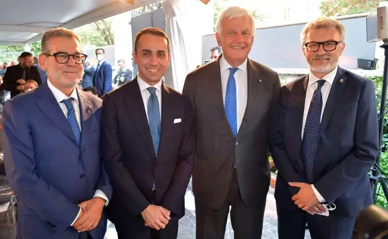 luciano carta  luigi di maio  alessandro profumo  lucio valerio cioffi  foto di bacco