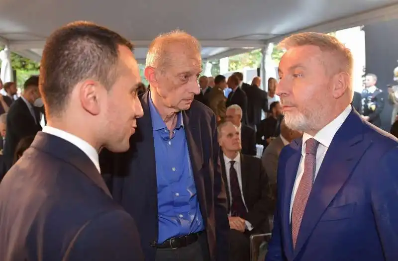 luigi di maio  piero fassino  lorenzo guerini  foto di bacco