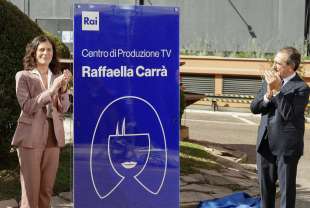 MARINELLA SOLDI E CARLO FUORTES - INAUGURAZIONE CPTV A RAFFAELLA CARRA