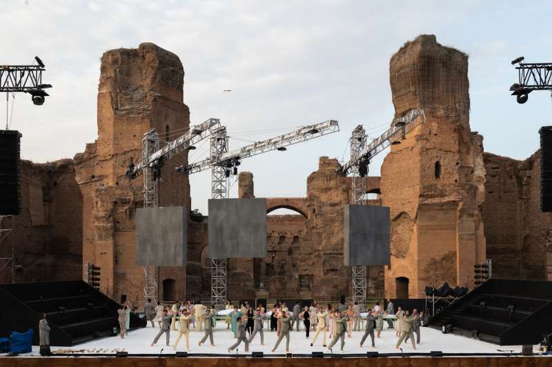 mass alle terme di caracalla corpo di ballo ph fabrizio sansoni opera di roma 2022