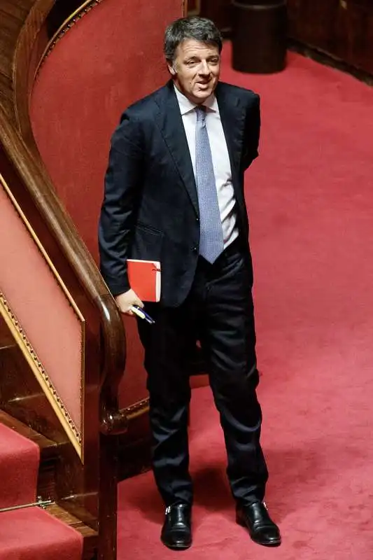  MATTEO RENZI IN SENATO.    