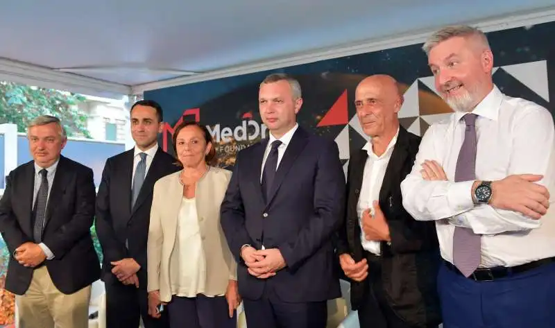 maurizio molinari  luigi di maio  luciana lamorgese  yaroslav melnyk  marco minniti  lorenzo guerini  foto di bacco